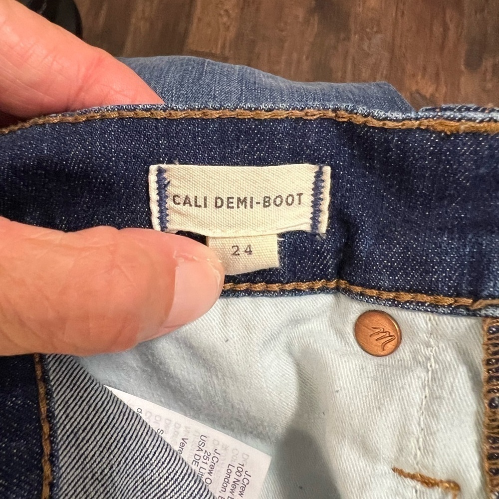Madewell Cali Demi-Boot Size Women’s 24 Color Blue - Picture 10 of 16